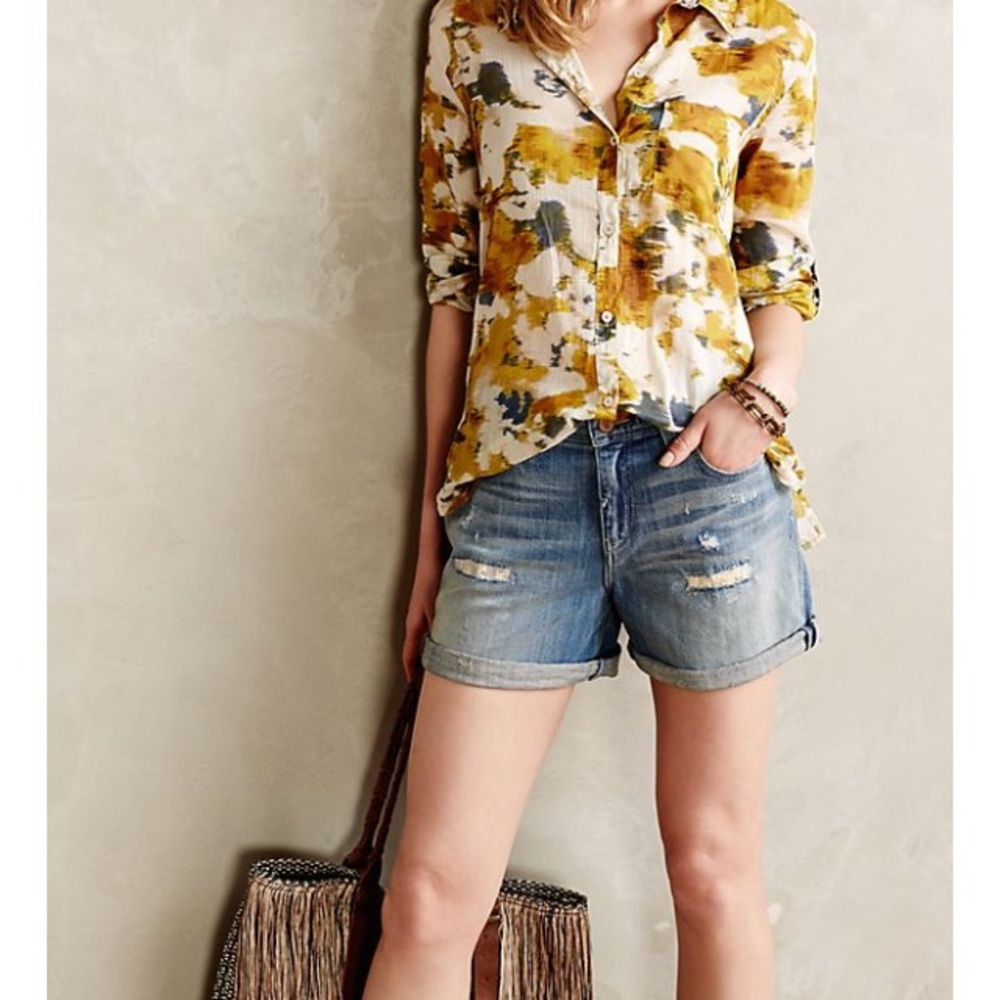 Pilcro and the Letterpress Hyphen Jean Shorts